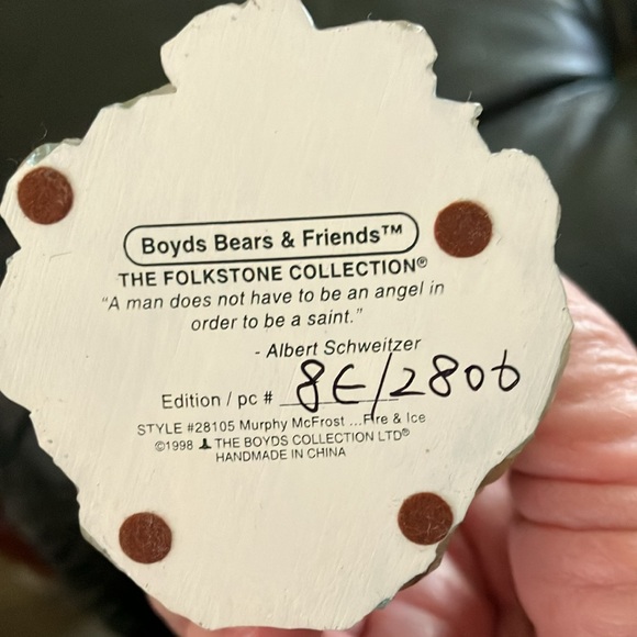 Collectable Boyds Bear - Picture 5 of 5